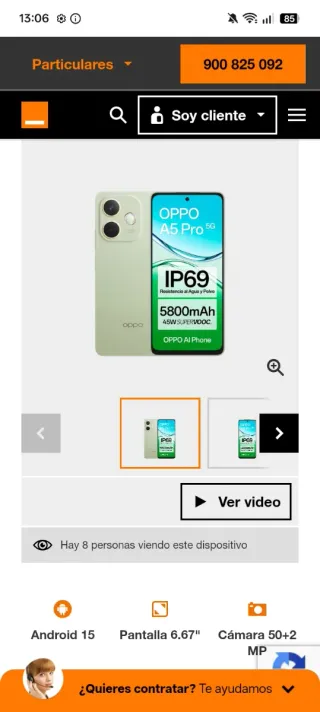OPPO A5 Pro 5G Verde
