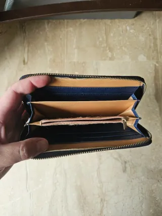 Monedero Desigual Azul y Morado