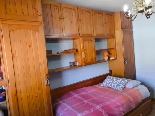 Dormitorio completo madera