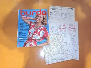 Revista Burda+patrones+instrucciones de trabajo.