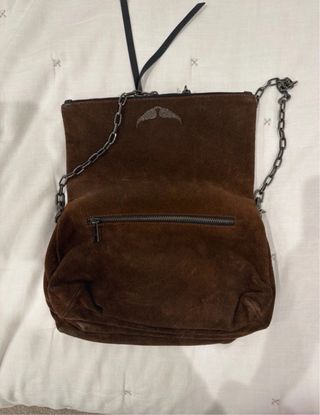 Bolso Zadig & Voltaire marrón ante.