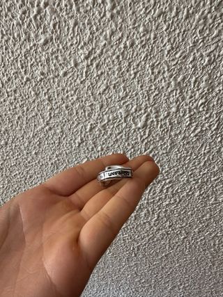 Anillo Plata y Piedra Verde Talla 15