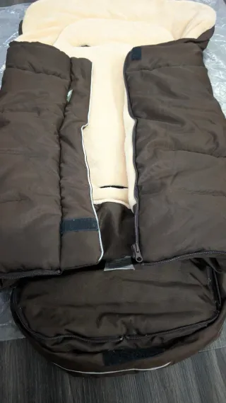 Saco para carrito de bebé marrón