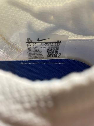 Nike running ZoomX azul/blanco