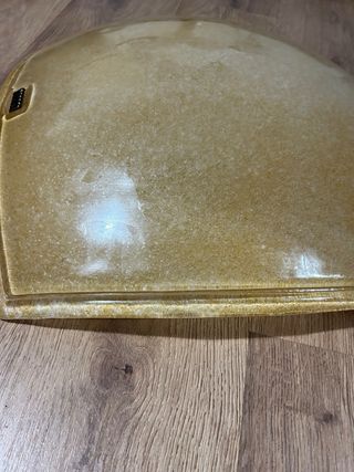 Lámpara Techo Cristal Murano Dorada