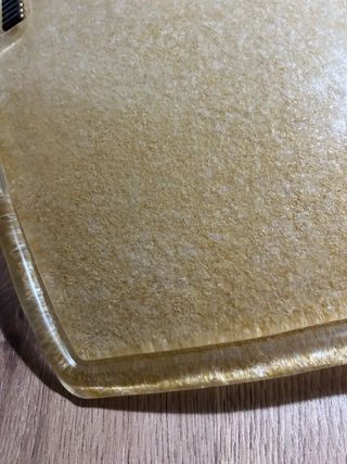 Lámpara Techo Cristal Murano Dorada