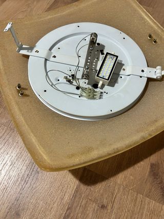 Lámpara Techo Cristal Murano Dorada