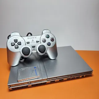 Sony PlayStation 2 PS2 Slim Argento