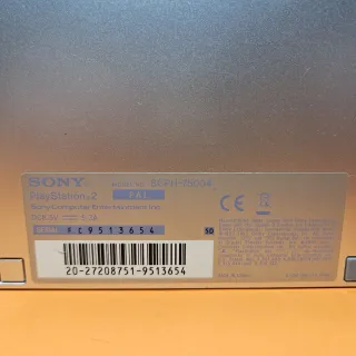Sony PlayStation 2 PS2 Slim Argento