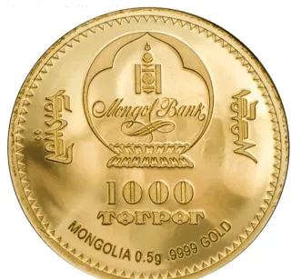 Moneda Oro Puro 24K 999.9