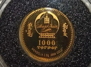 Moneda Oro Puro 24K 999.9