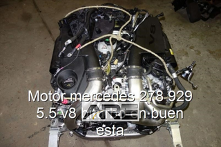Motor mercedes 278 929 5.5 v8 biturbo en b