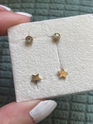 Pack 4 pendientes piercings