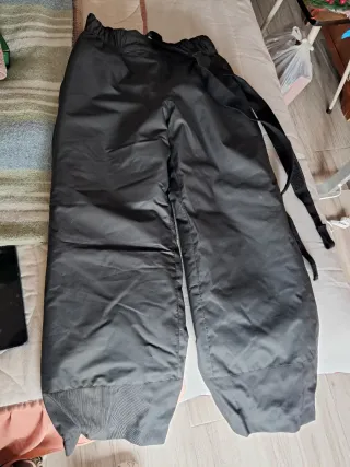 Pantalón de Nieve Negro infantil talla 7-8