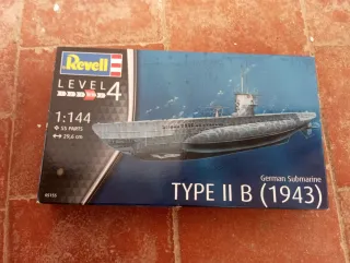 Maqueta Revell Submarino Tipo II B (1943)