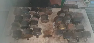 Tacos de goma para motor de barcos