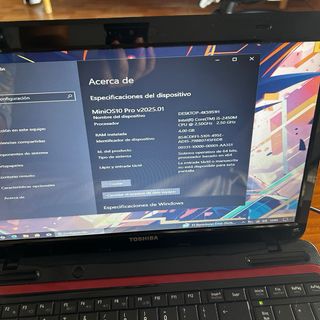 Toshiba i5 2.50GHz – Listo para Usar – Oportunidad