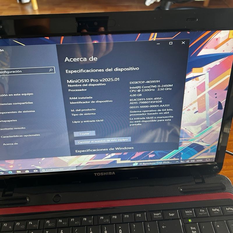 Toshiba i5 2.50GHz – Listo para Usar – Oportunidad afbeelding 6