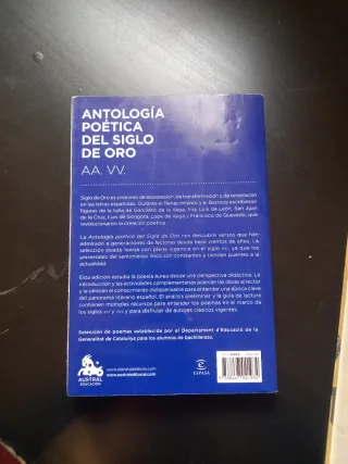 Antología poética del Siglo de Oro: Edición a c...