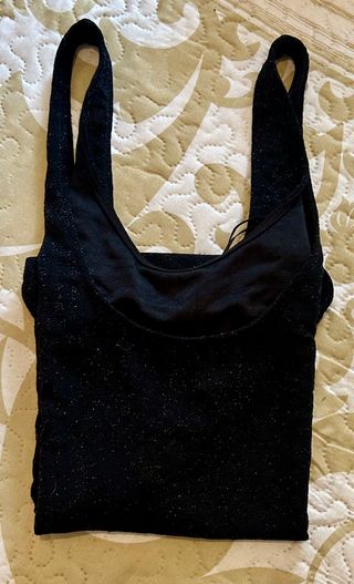 Body negro Zara brillante