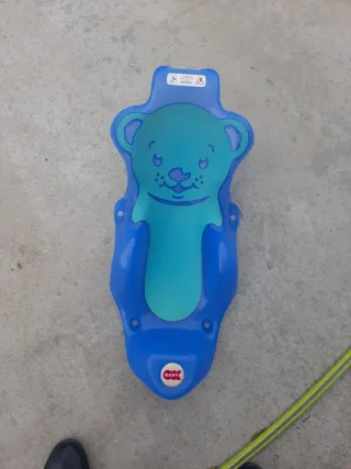 Hamaca de baño para bebé azul