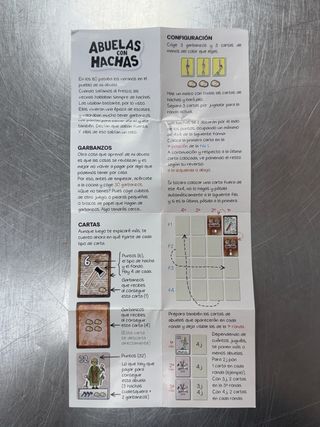 Abuelas con Hachas, Juego de Cartas