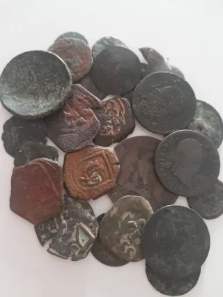 Lote de monedas antiguas + de 20