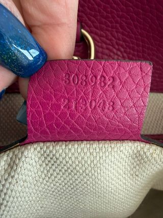 Bolso Gucci Piel Rosa Cadena Dorada