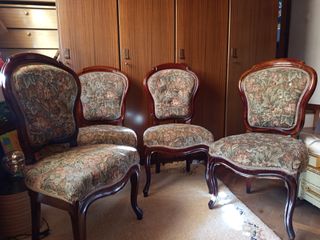 Conjunto de 4 Sillas Luis XV