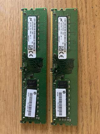 32 GB RAM DDR4 2666 MHZ MICRON HP (2x16)