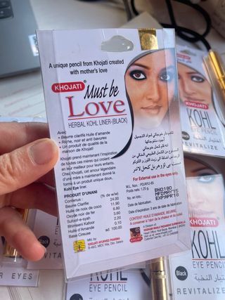 Lápiz Ojos Kohl Negro Khojati