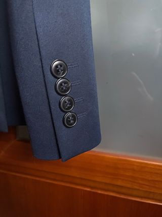 Traje Zara Hombre Azul Oscuro