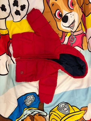 Chaquetón bebé rojo