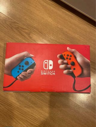 Caja nintendo.switch vacía