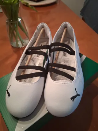 Zapatillas Puma Ballet Blancas Talla 38