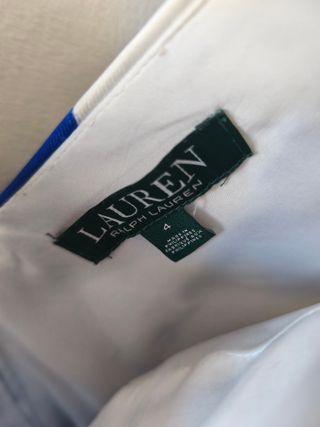 Vestido Lauren Ralph Lauren azul flores 4