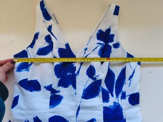 Vestido Lauren Ralph Lauren azul flores 4