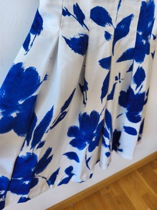 Vestido Lauren Ralph Lauren azul flores 4