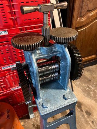 Laminadora hilo y chapa