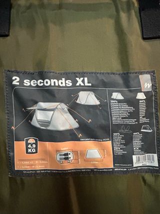 Tienda campaña Quechua 2 Seconds XL