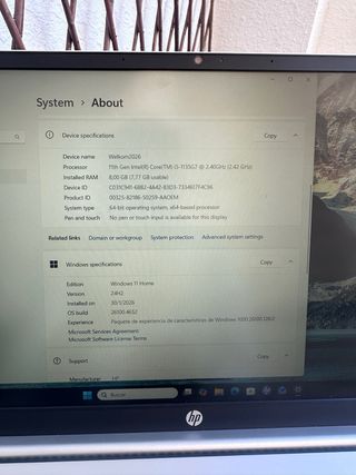 HP Pavilion i5 11ª Gen 8GB RAM 512GB SSD
