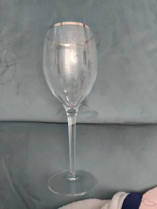 Brocca e 12 Bicchieri Cristallo Platino