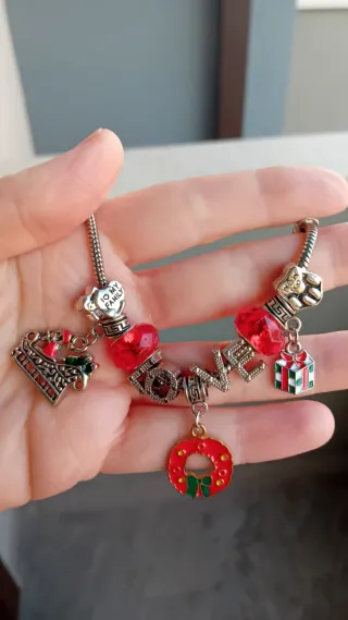 Bracciale multicharms Love