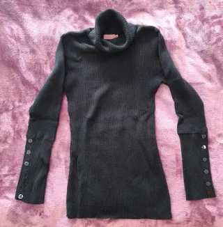 Jersey Trucco cuello alto negro