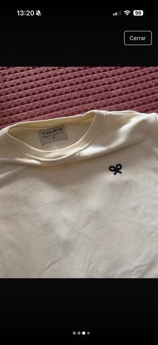 Sudadera beige Silbon