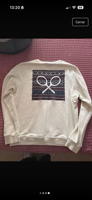 Sudadera beige Silbon