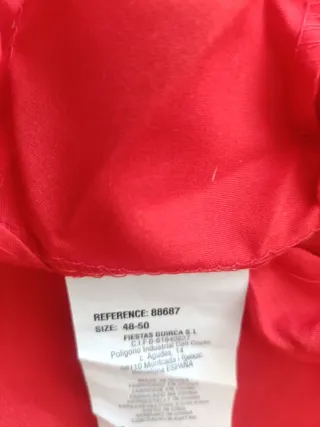 Disfraz Ladrón Bancos Talla L y M precio unidad