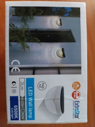 Pack 2 Luces Solares ExtroStar