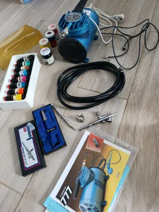 Compresor aerógrafo Sagola 777