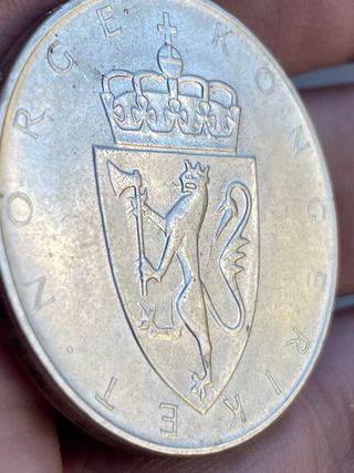 Moneda de plata Noruega